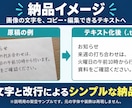 PDF・画像の文字を丁寧にテキスト化します 3,000文字まで1,500円！面倒な文字入力を代行 イメージ3
