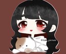 デフォルメイラスト描きます 可愛いデフォルメイラストを動物のぬいぐるみ付きで描きます！！ イメージ1