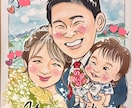 結婚祝い・ウェルカムボードに手描き似顔絵描きます 世界に一枚だけの手描き似顔絵♡おまかせ背景無料！！ イメージ7