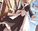 ご希望に沿ったイラストお描きします 一枚絵、動画用、ゲーム用スチル、立ち絵など イメージ6