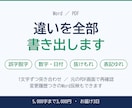 WordとPDFの違いを全部書き出します 数字・日付・抜けもれ・表記ゆれを一覧でお渡しします イメージ1
