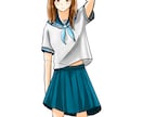 実績作り中！丁寧に対応SNSの人物アイコン描きます 丁寧に対応！あなたの人物アイコン描きます イメージ1