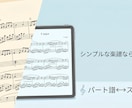 手書き・画像・動画内の楽譜をデジタル譜にします 最短翌日納品・サンプル音源対応可能 イメージ1