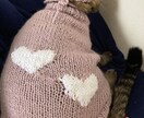 編み物代行してお編みいたします わんちゃん（犬）ネコちゃん（猫）ベビー（赤ちゃん）用ニット イメージ5