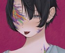 独特な 目を惹く あなただけの イラスト描きます 病み病みな雰囲気かもなので興味本意でどうぞ イメージ6