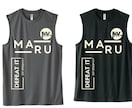 オリジナルのタンクトップTシャツを作成します スポーツチームの練習着、ユニホーム、クラスTシャツなど イメージ1