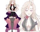 キャラデザ込!!立ち絵制作します 女の子、男の子どちらも制作可能です イメージ4