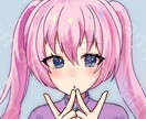 超♡可愛い女の子のアイコン作成します 可愛いSNS用アイコンで個性をだそう イメージ1