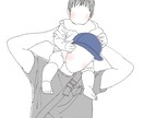シンプルな線画イラストを描きます お写真をそのままシンプルなイラストにいたします！ イメージ2