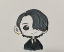 ゆるいタッチでのイラストを描きます リアルな人間ではなくキャラクターぽさを残したイラストです イメージ1