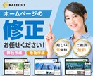 他社作成分OK！ホームページの修正・改訂承ります Wordpress作成のホームページのお悩みはお任せください イメージ1