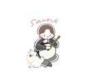ゆるかわ♡ほっこりするイラストをお描きします SNSやブログ、プレゼントなどに！ イメージ1