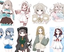 既存絵をお好きなビジュに！カスタムイラスト描きます お好みの元絵をビジュアルチェンジしてあなただけのイラストに！ イメージ7