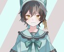 簡易的でも可愛い上半身モデルを制作します 初めての配信活動にぜひ！ イラストからモデリングまで作ります イメージ2