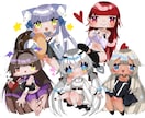 可愛いSDイラスト描きます 可愛いもちもちSDイラスト描きます イメージ1