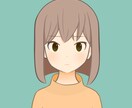 似顔絵アイコン描きます シンプルな絵柄の似顔絵アイコンを描きます。 イメージ1
