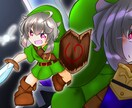 Vtuber向けイラスト描きます サムネなどで使えそうなイラスト描きます イメージ1