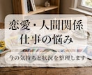 恋愛・人間関係・仕事の悩みを霊視タロットで視ます まとまっていない悩みでも大丈夫です イメージ1