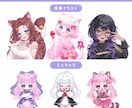 キラキラ透明感のある可愛らしいイラストを作成します 商用利用代込み！SNSアイコン、立ち絵、1枚絵、MVなどに！ イメージ3