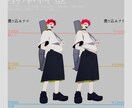 キャラクターの立ち絵を制作いたします YouTube・TRPG・ゲーム制作などに！ イメージ2