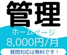 超簡易版！継続してホームページの管理を行います 質問対応はプランに含まれています！ イメージ1
