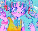 2000年代レトロポップで可愛い絵を描きます skeb実績50件以上！最高のkawaiiをお届けします！ イメージ7
