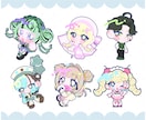 ポップでかわいいミニキャラ制作します 商用利用OK◎アイコン・配信・グッズにも対応可能！ イメージ10
