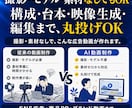 撮影・素材不要｜AIで魅せるPR動画を作ります ブランディングも広告も、AIで魅せる高品質な映像を イメージ1