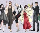 アニメ塗りのイラストを描きます オリジナルイラストのみ受け付けています イメージ8