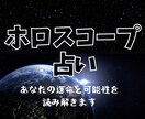 今の運勢と未来をホロスコープスプレッドで占います 1年の運勢or人生のテーマ、2つの占い方法から選べます イメージ1