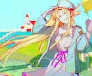 ボカロMVイラストをダークな雰囲気で承ります 彩度の高い色と可愛カッコイイ女の子のイラストが売りです！ イメージ4