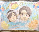 色鉛筆画の似顔絵を描きます 大切な人へのプレゼントやサプライズに！ イメージ1
