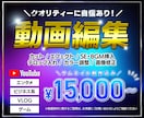 ジャンル不問｜迅速かつ高品質な動画編集を承ります 【おトク】高品質なサムネイル制作も込み！ イメージ1