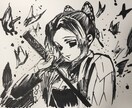 マッキーペンアートを描いてます 水墨画の様なイラストをマッキーペンで描いております。 イメージ1