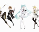 VTuberデザイン、ボカロ曲などのサムネ描きます アイコン、立ち絵、サムネ・MVイラスト全力で描きます！ イメージ4