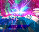 サイケデリックでガツンと目を引く絵を描きます サイケデリックでケミカルな世界観にポップな人物イラスト イメージ5