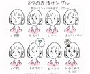 欧風タッチの4表情＋相方3の計7点で販売します LINEやブログなど会話形式の投稿などにもお使い頂けます。 イメージ5