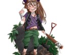 可愛いデフォルメイラスト描きます デフォルメだけどアニメ塗りも厚塗りも対応！ イメージ2