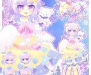 商用利用可★Live2D用パーツ分け立ち絵描きます SDキャラ付き。Vtuberとして活動を始めたい方に イメージ3