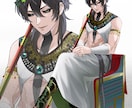 TRPG/VTuber/立ち絵をお描きします あなただけのカッコいいキャラクター立ち絵を描きます。 イメージ4
