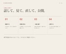 事業の魅力が伝わるホームページを制作します 初稿1営業日目安｜文章整理から公開までおまかせ イメージ7