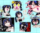 デフォルメキャラクターのLINEスタンプ制作します ご希望の絵柄でLINEスタンプ用イラスト、制作します！ イメージ8