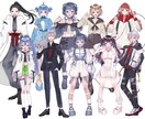 今ドキのおしゃカワイラスト♪歌みたMV絵描きます クリックしたくなる絵で貴方の歌みたMV制作を全力をサポート！ イメージ10