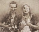 写真からリアル鉛筆画風の似顔絵を作ります 冠婚葬祭やウェルカムボード、記念日やプロフ画像等に是非♪ イメージ2