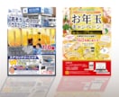 反響につながるチラシをプロがデザイン制作します 実務20年以上｜情報整理から伝わるチラシをご提案 イメージ5