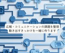 広報・コミュニケーションの課題整理お手伝いします 状況を言語化し、広報活動が動き出すきっかけを一緒に作ります イメージ1