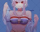 魅力的な1枚絵、ロゴデザインなど幅広く描けます 歌みたや立ち絵イラストの実績あり！ イメージ5