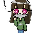 SNSアイコンにも使える☆イラスト描きます 白背景、アイコンに使える二頭身キャラクター♪ イメージ8