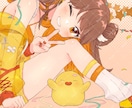 むっちりほわほわしたイラスト描きます アイコンやサムネなど様々な用途にお使いください イメージ8