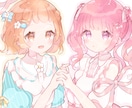 ふわふわ໒꒱♡かわいいイラストお描きします アイコン・ヘッダー・配信用イラスト等お求めの方におすすめ♪ イメージ1